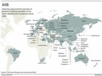 Карта стран-участников АБИИ