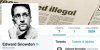 За один день Twitter аккаунт Эдварда Сноудена набрал более 800 тыс. подписчиков