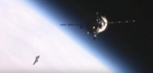 Камеры МКС зафиксировали очередной неопознанный летающий объект