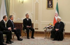 Президент Ирана Хасан Роухани принял министра обороны РФ Сергея Шойгу