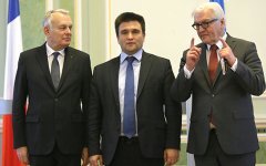 Главы МИД ФРГ и Франции прилетели в Киев готовить выборы в Донбассе