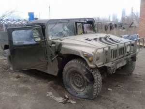 Посол США в Киеве опубликовал фото расстрелянного на Донбассе Humvee