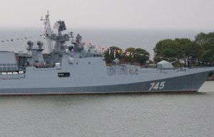 Новейший фрегат "Адмирал Григорович" передан ВМФ России