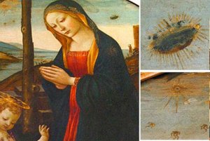 Изображение НЛО на средневековых картинах