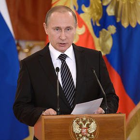 Путин: военные летчики в Сирии справились на отлично (Встреча Путина с военными, которые принимали участие в сирийской операции)