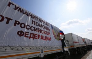 ФСБ: украинские пограничники принимали участие в осмотре 50-го российского гумконвоя для жителей Донбасса, нарушений не выявлено
