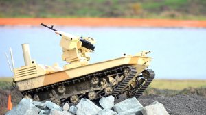 РВСН испытывают боевого робота для охраны позиций от диверсантов