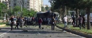 В центре турецкого Диярбакыра прогремел взрыв. Более 15-ти человек пострадали