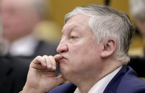Двенадцатый чемпион мира по шахматам Анатолий Карпов отмечает 65-летний юбилей