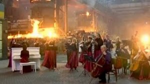 Музыку из «Игры престолов» исполнили на металлургическом комбинате в Мариуполе