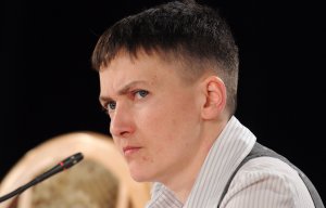 Место председателя Верховной рады "заняла" Надежда Савченко