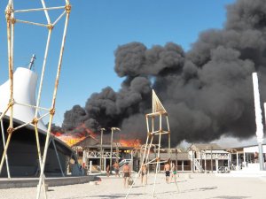 В Крыму сгорел «Казантип»