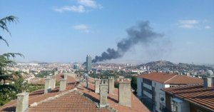 Пожар в одном из зданий столицы Турции приняли за взрыв