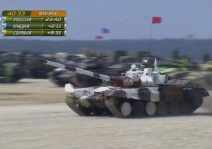 На полигоне Алабино стартовал международный конкурс «Танковый биатлон». Прямая трансляция