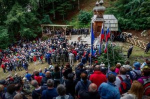 В Словении отмечают столетие Русской часовни у перевала Вршич
