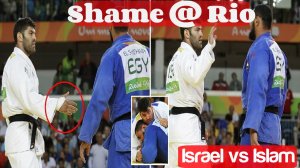 О спорт - ты не мир! Спортсмен-исламист отказался уважать олимпийскую традицию.