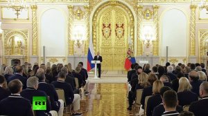 Владимир Путин награждает призёров Олимпиады-2016 — прямая трансляция