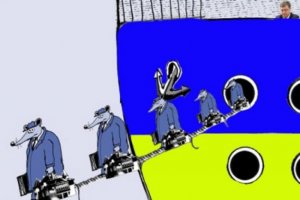 Политические крысы бегут с тонущего украинского корабля