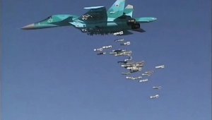 Российский Су-34 уничтожил в провинции Алеппо до 40 боевиков ИГИЛ в том числе второе лицо в ИГ