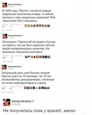 [Минутка аналитики] Навальный и космические запуски...