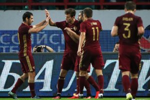 Сборная России по футболу победила Гану в товарищеском матче  (Это первая победа российской команды под руководством Станислава Черчесова)