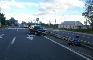В Торжокском районе водитель ВАЗа совершил наезд на двух детей — девочек 5 и 6 лет — переходивших дорогу по пешеходному переходу