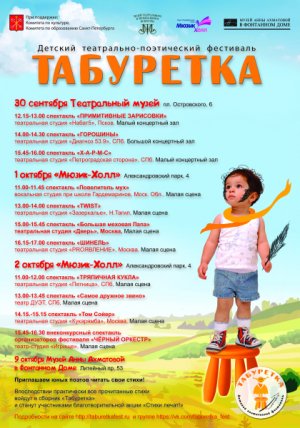 Лучшие детские театры России приедут в Санкт-Петербург