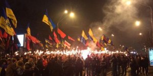 Факельное шествие нацистов в центре Киева. Прямая трансляция