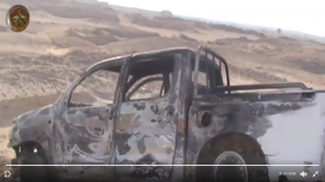 ВВС Иракской национальной армии уничтожили конвой ИГИЛ* направляющийся в Сирию