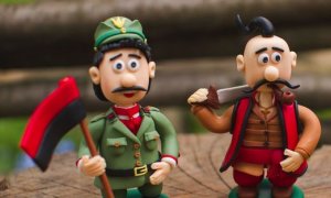 «Новая» украинская мультипликация: куда девался «майданный чаёк»(Гиперупоротая укропропаганда для самых маленьких: Отряд москалей во главе с Путиным вторгся в Карпаты... украсть лес! )