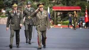 Глава Генштаба ВС Турции направился с рабочим визитом в Россию