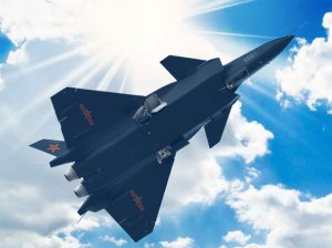 Появилось видео полета китайского истребителя пятого поколения