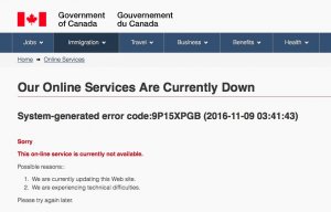 Канадский государственный сайт с информацией об иммиграции ушел в оффлайн из-за наплыва посетителей из США
