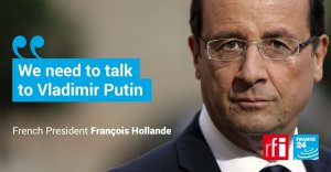 Олланд назвал правильным решение Трампа налаживать диалог с Россией