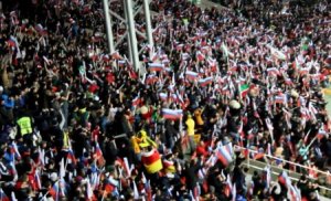 На матче сборной России против Румынии зафиксированная самая большая зрительская волна (видео)