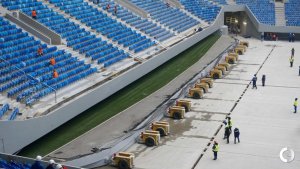 На стройке "Зенит-Арены" превышена концентрация аммиака и формальдегида.