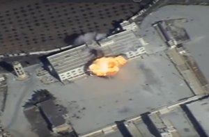 Нанесение авиаудара крылатыми ракетами по объектам террористов в САР самолетами Ту-95МС ВКС России