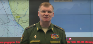 Брифинг официального представителя Минобороны России по ситуации с крушением самолета ТУ-154 в районе Сочи по состоянию на 20:30