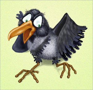 На границе с Россией ворона украла паспорт у гражданина Эстонии