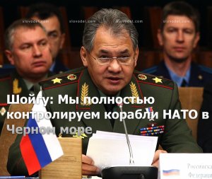 Шойгу: Мы полностью контролируем корабли НАТО в Черном море