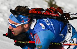 Российские биатлонисты завоевали золото в эстафете на ЧМ в Австрии