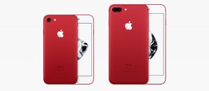 Apple выпустила ограниченную серию красных Iphone 7 и 7 plus