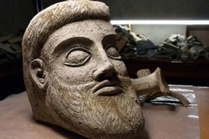 При строительстве Крымского моста нашли голову древнегреческой статуи