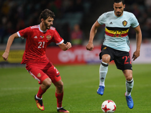 "3 : 3" Гол Бухарова спас сборную России от поражения в контрольном матче с Бельгией