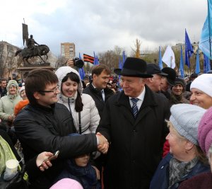 Губернатор Самарской области Николай Меркушкин рассказал студентам про экстремизм (ВИДЕО)
