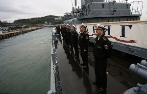 Боевые корабли ТОФ прибыли с визитом в южнокорейский порт Пусан