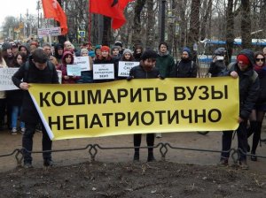 Студенты Петербурга потребовали отставки Полтавченко и Кропачева (фото)