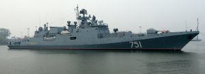 Фрегат «Адмирал Эссен» вошёл в группировку ВМФ России в Средиземноморье