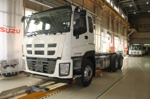 ISUZU запустил в Ульяновске производство тяжелых грузовиков