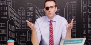 Навальный и пустота, или Как "видеоблогер" увидел в Донбассе то, чего там нет